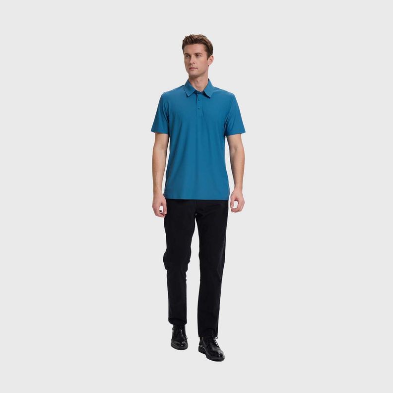 Polera Hombre Deportiva Azul Fashion's Park-3