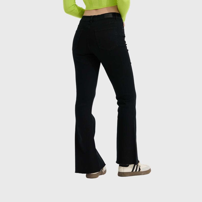Jeans Mujer Flare Monse Negro III  Fashion's Park-2