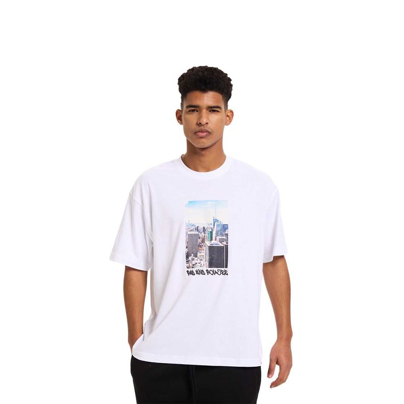 Polera Hombre City Blanco Fashion's Park-0
