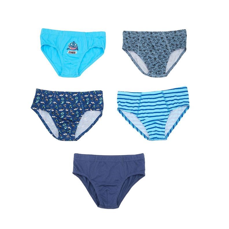 Boxer Niño Pack 5 Print Azul I Fashion´s Park-0