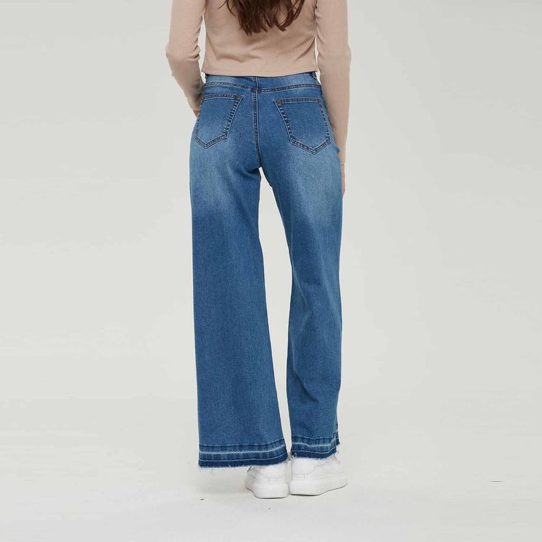 Jeans Mujer Palazzo Azul Fashion´s Park-2