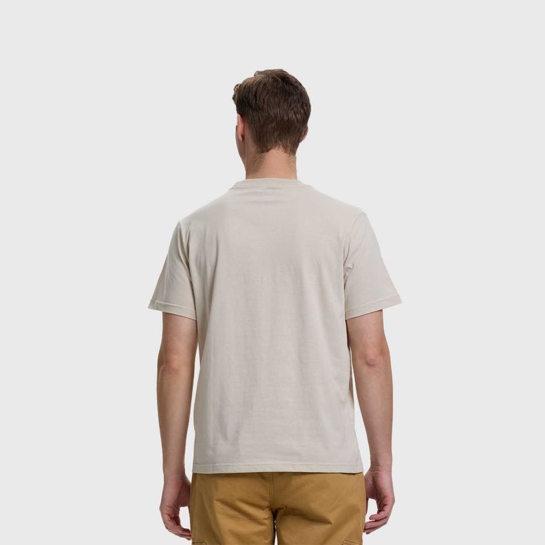 Polera Hombre Básica Con Bolsillo Beige Fashion's Park-2