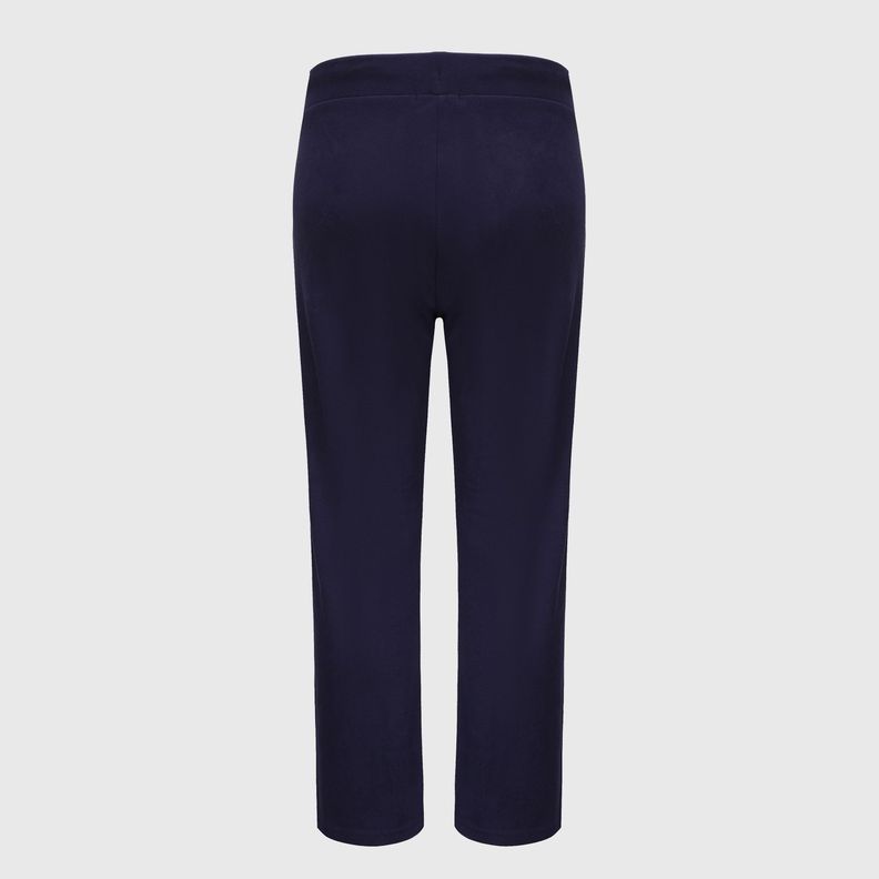 Pantalón Buzo Mujer Bolsillo Y Cordón Azul-1