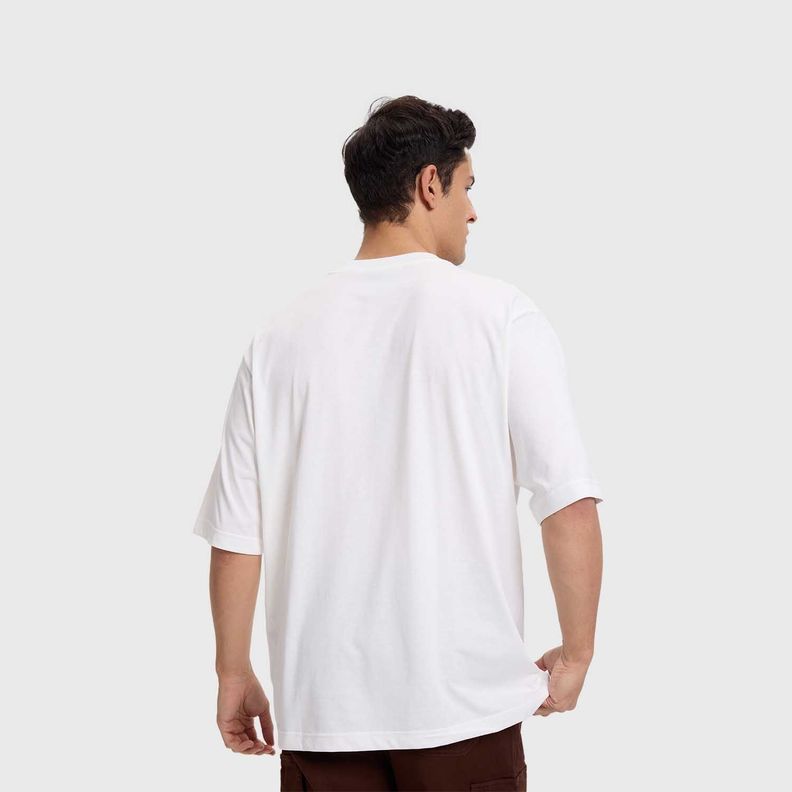 Polera Hombre Racing Oversize Blanco Fashion's Park-2