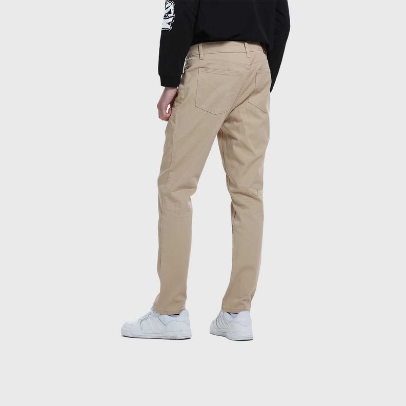 Jeans Hombre Slim Color Beige I-2