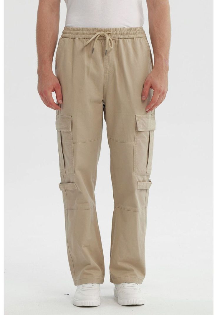 Jeans Hombre Straight Beige
