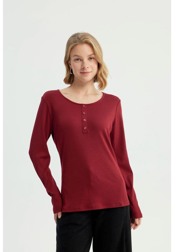 Polera Mujer Slim Rojo - X