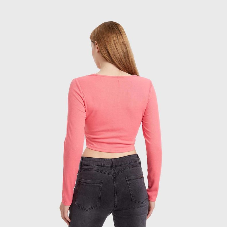 Polera Mujer Cut Out Coral Fashion´s Park-2