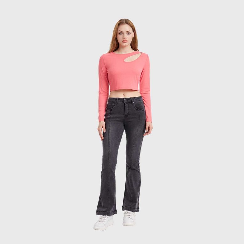 Polera Mujer Cut Out Coral Fashion´s Park-3