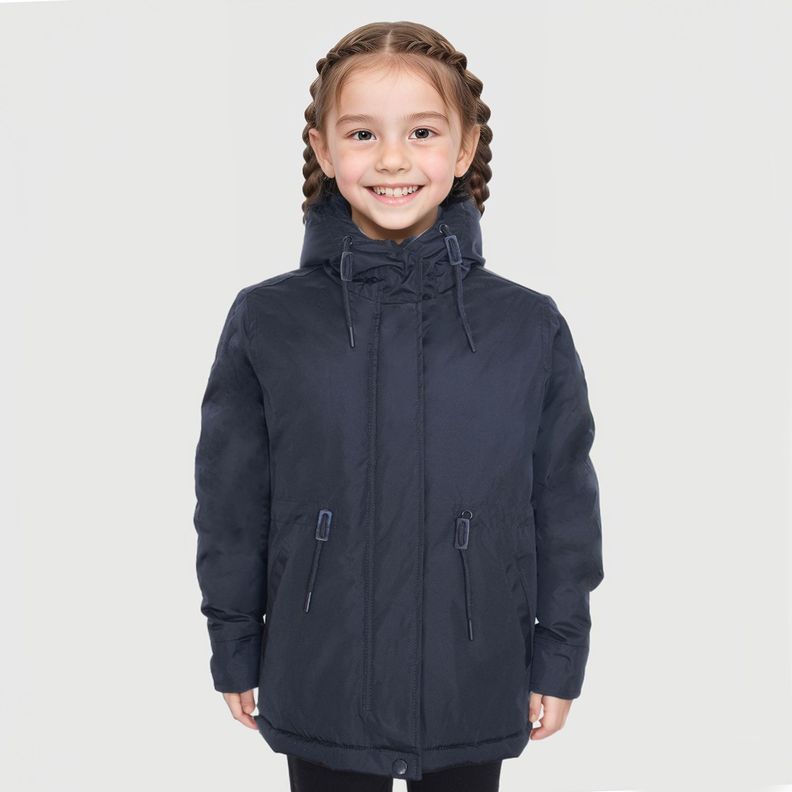Parka Impermeable Azul Marino Niña-0