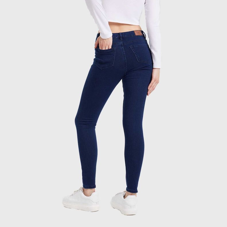Jeans Mujer Super Skinny Emilia Azul Marino Fashion´s Park-2
