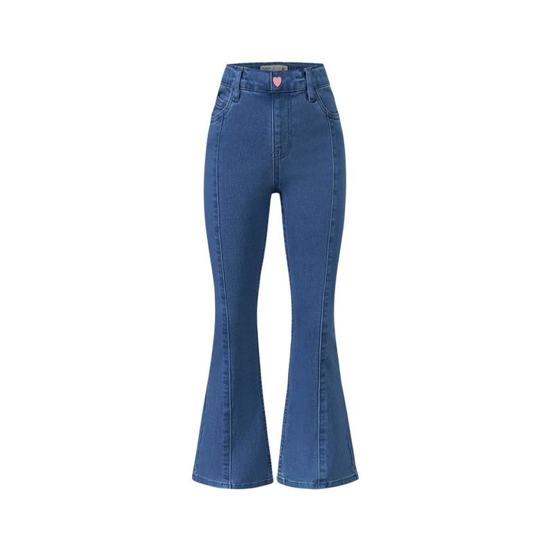Jeans Niña Flare Leggins Azul Claro Fashion's Park-0