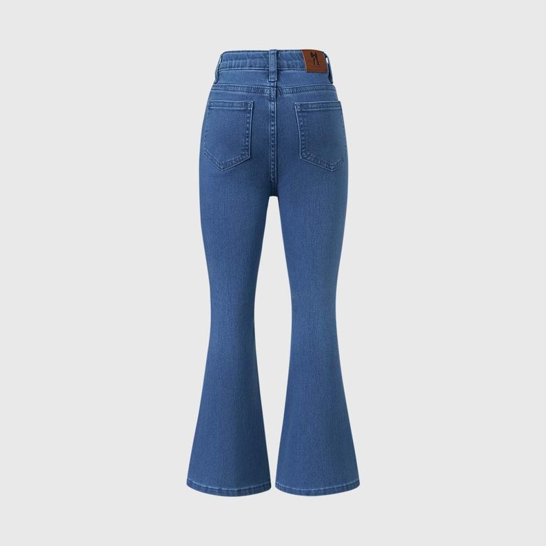 Jeans Niña Flare Leggins Azul Claro Fashion's Park-1