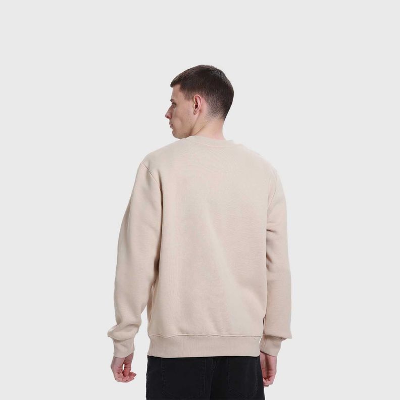Polerón Hombre Print Posicional Beige Fashion's Park-2