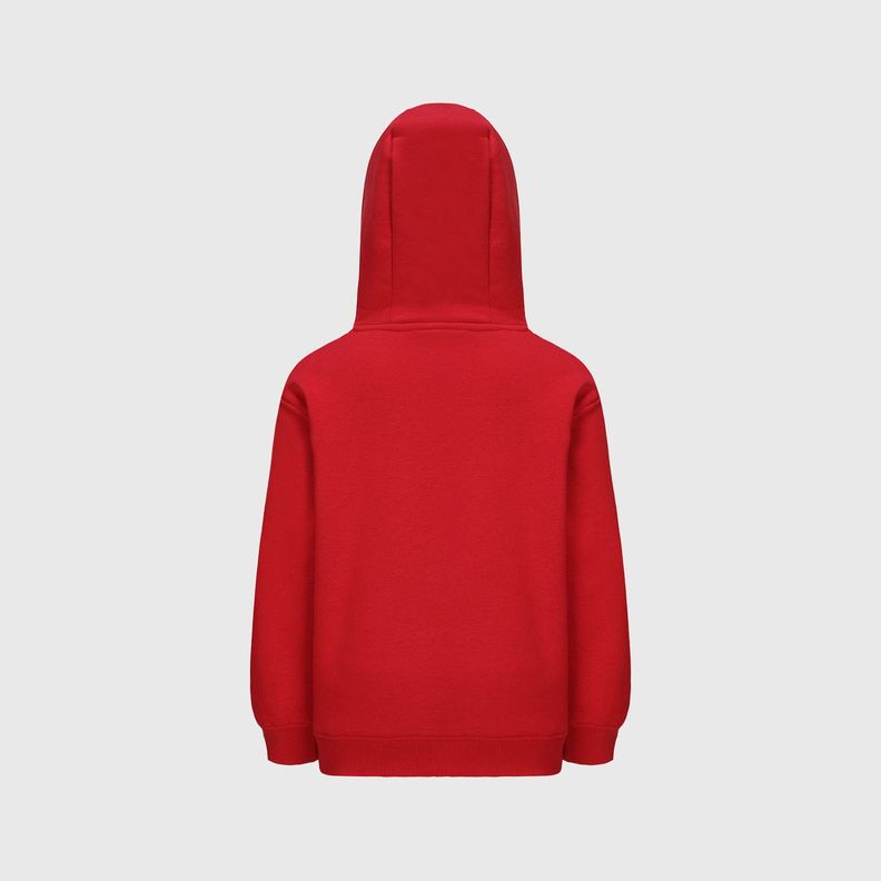 Polerón Niño Oversize Print Rojo-2