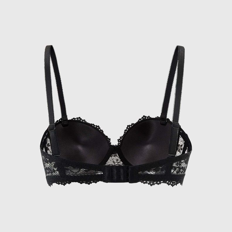 Sostén Mujer Copa Soft Strapless Encaje Negro Fashion's Park-1