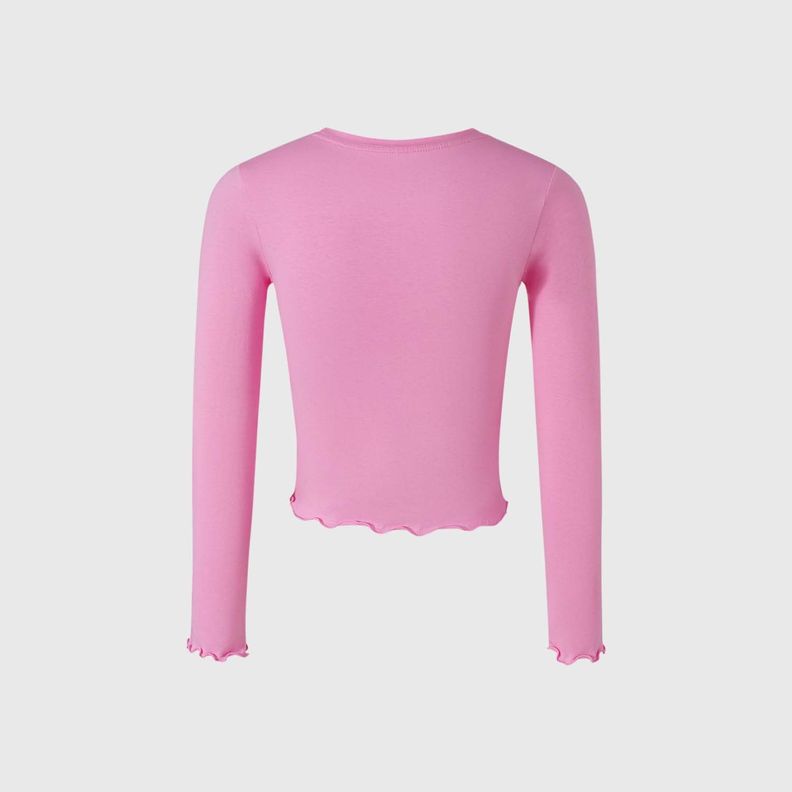 Polera Niña Hombro Descubierto Rosado Fashion's Park-1