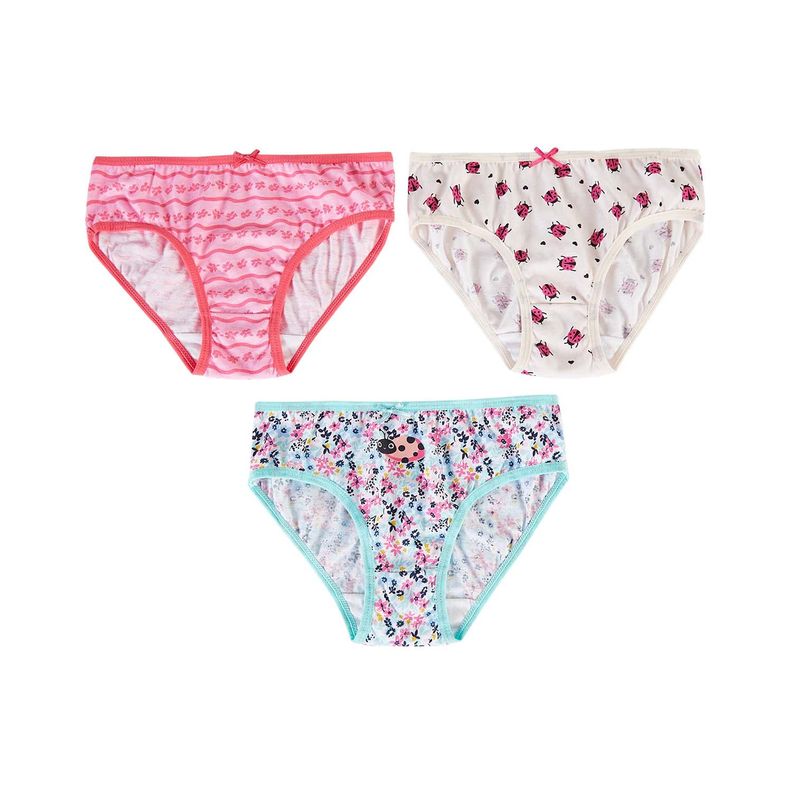 Calzón Niña Tripack Full Rapport Turquesa Fashions Park-0