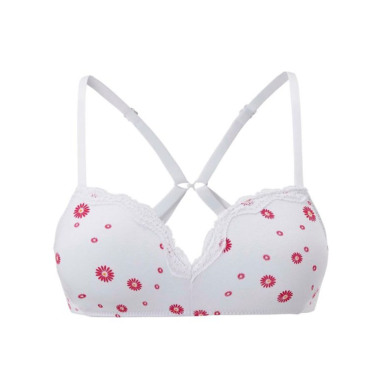 Sostén Mujer Teens Peto Broche Blanco Fashion's Park-0