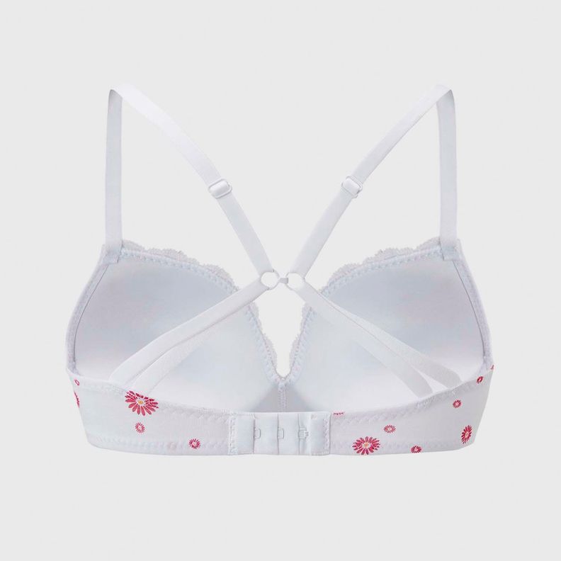 Sostén Mujer Teens Peto Broche Blanco Fashion's Park-1