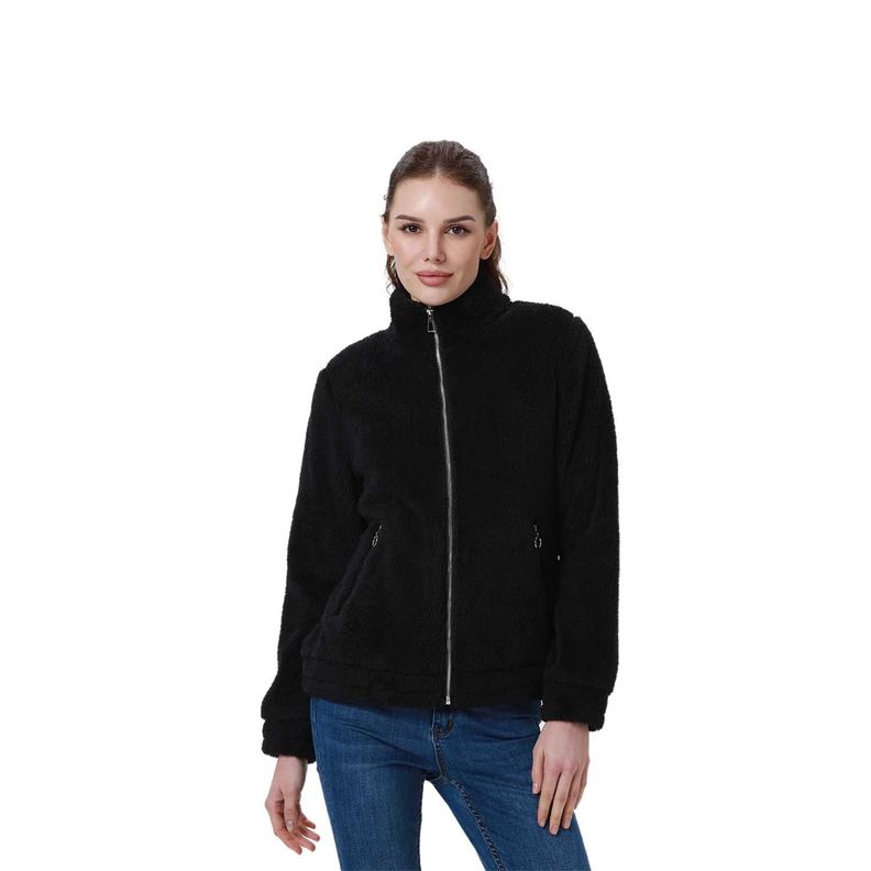 Polar Mujer Full Zipper Negro Ii-1