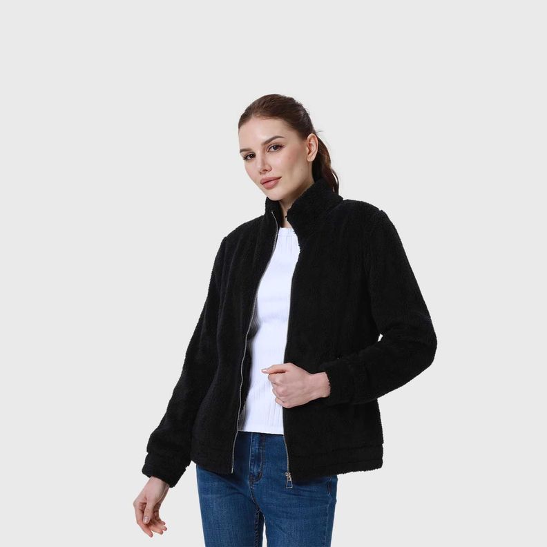 Polar Mujer Full Zipper Negro Ii-3