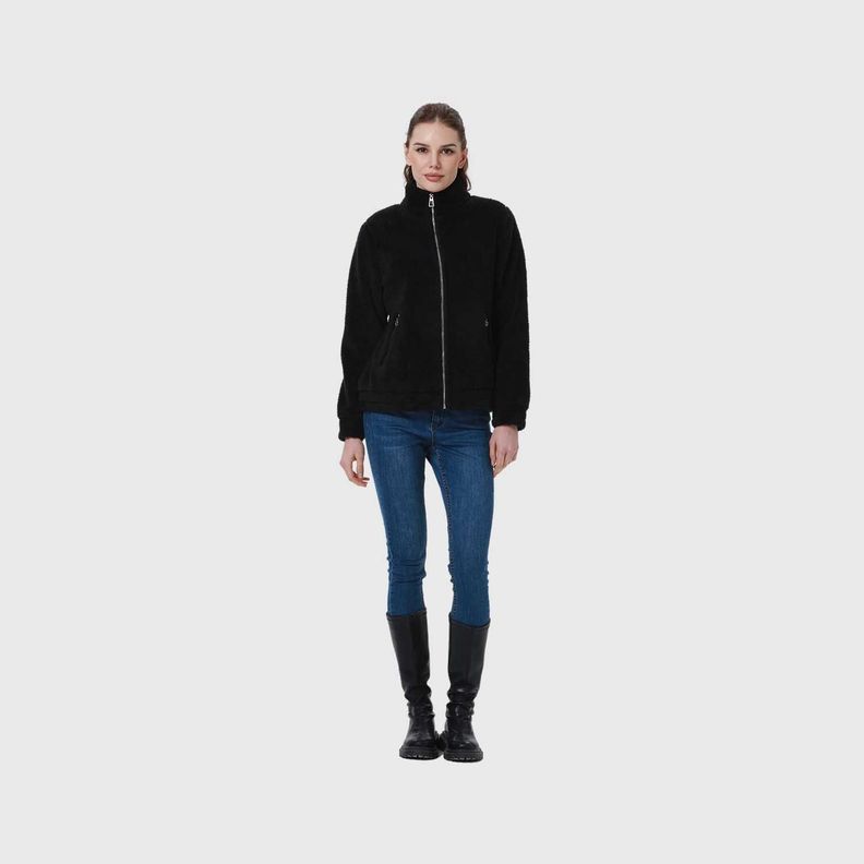 Polar Mujer Full Zipper Negro Ii-6