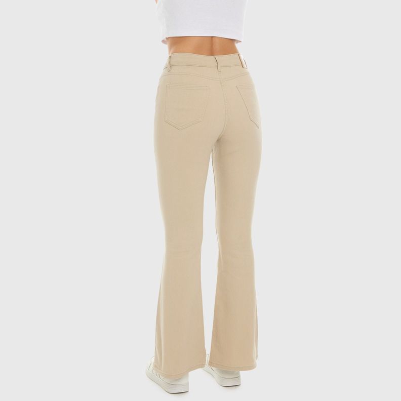 Jeans Mujer Flare Color Camel Fashion's Park-2