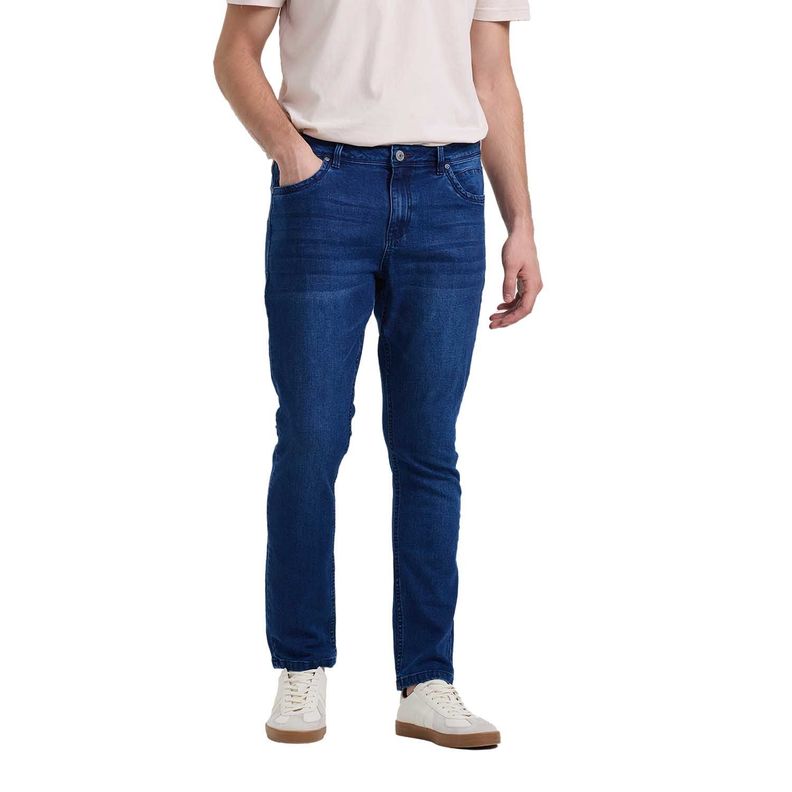 Jeans Hombre Slim 701 Azul Oscuro Fashion's Park-0