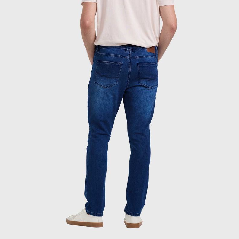 Jeans Hombre Slim 701 Azul Oscuro Fashion's Park-2