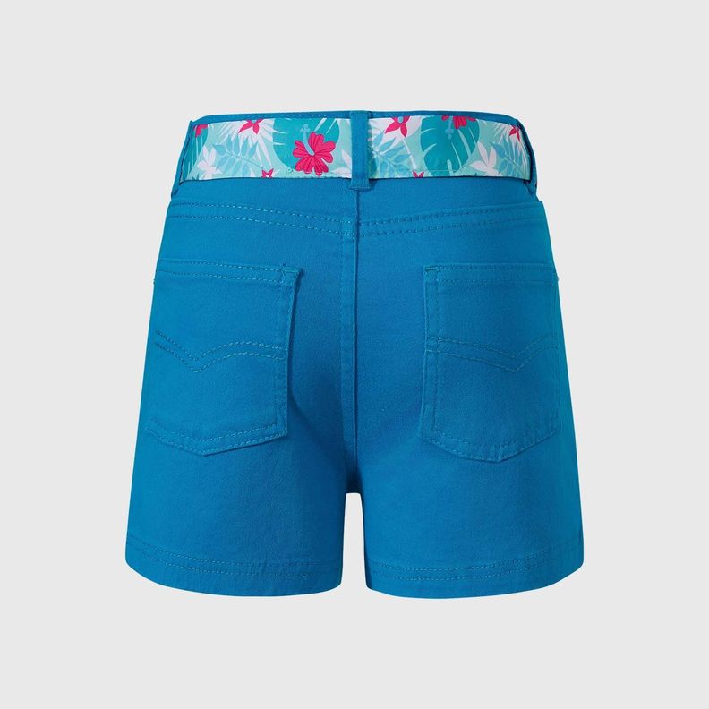 Short Niña Gabardina Color Azulino Fashions Park-1