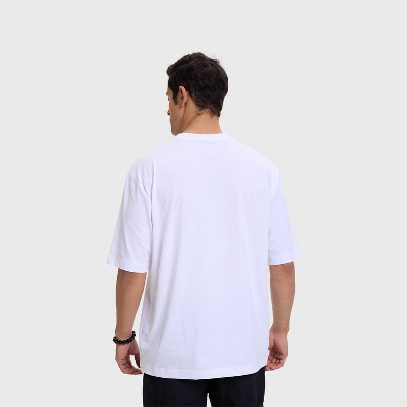 Polera Hombre Print Blanco Fashion's Park-2