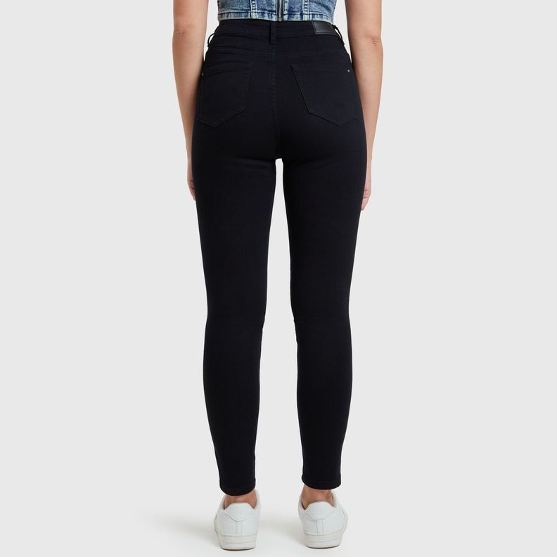 Jeans Super Skinny Emilia Negro Mujer-2