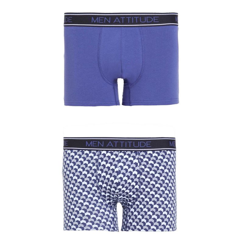 Boxer Bipack Azul Marino Hombre-0