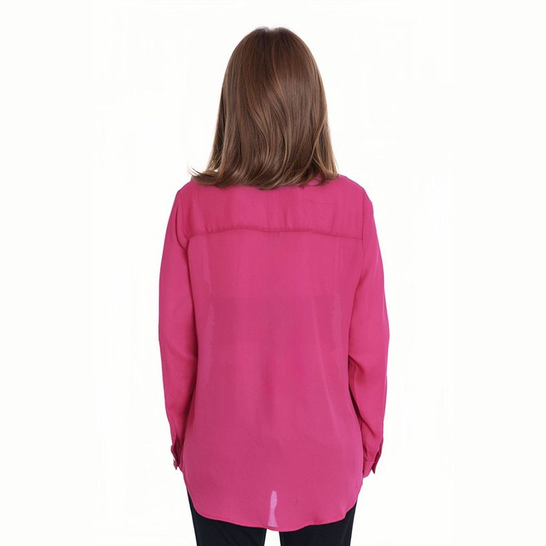 Blusa Mujer Lisa Estampado Magenta-1