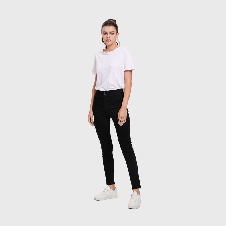 Jeans Mujer Skinny Jenny Negro Fashion's Park-3