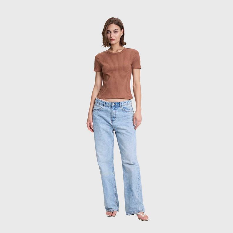 Polera Mujer Rip Crop Lisa Cafe Fashion's Park-3