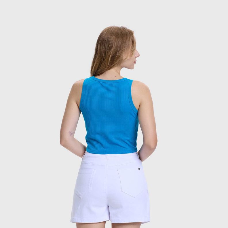 Polera Mujer Sudadera Azul Claro Fashions Park-2