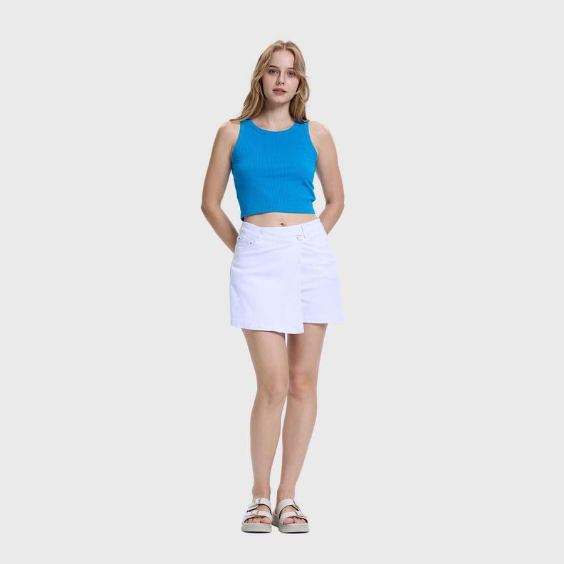 Polera Mujer Sudadera Azul Claro Fashions Park-3