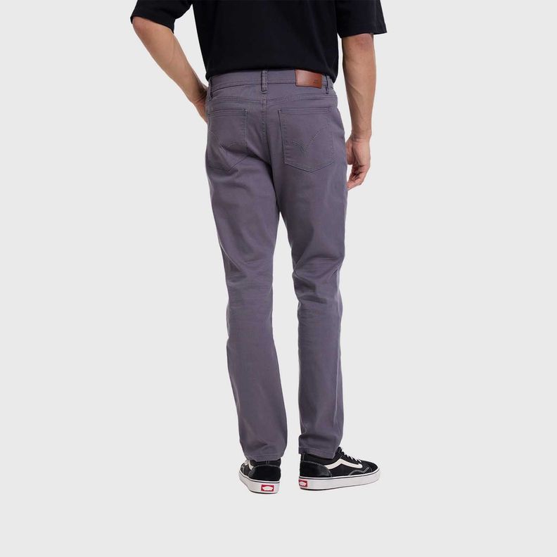 Jeans Hombre Slim Color Gris II Fashion's Park-1