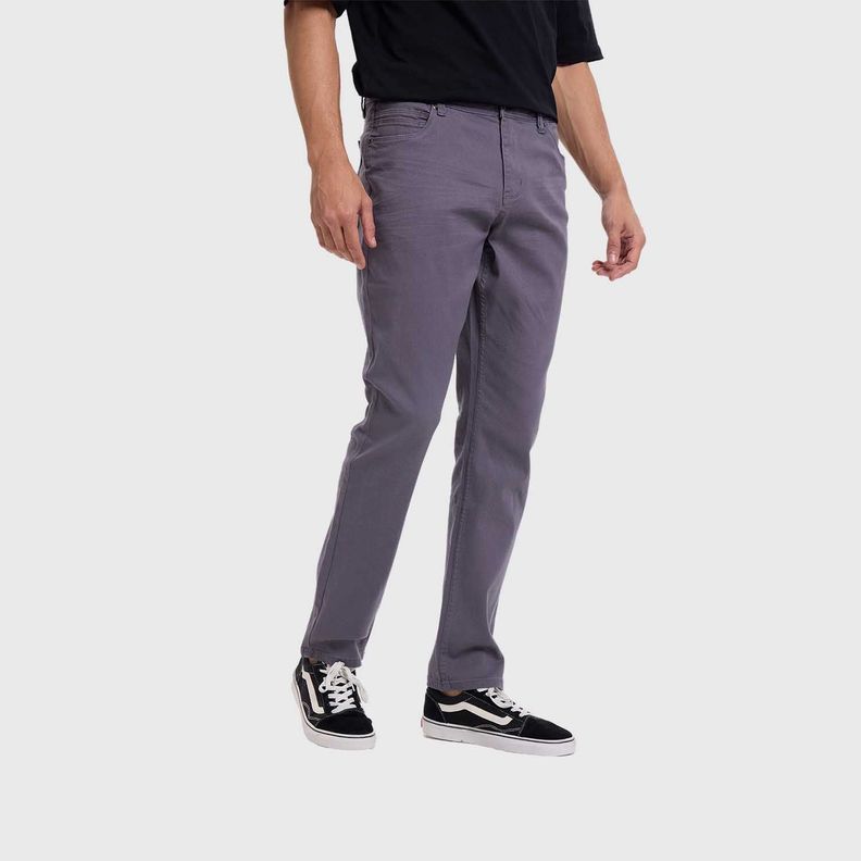 Jeans Hombre Slim Color Gris II Fashion's Park-2