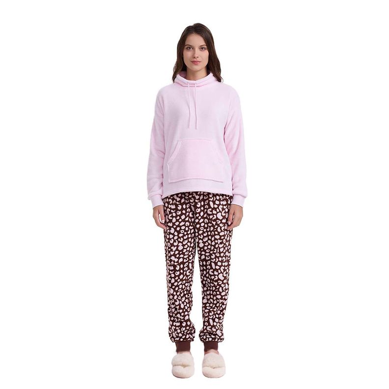 Pijama Mujer Rapport Rosado Fashion´s Park-0
