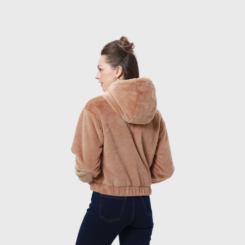 Chaqueta Mujer Polar Camel I Fashion's Park-2
