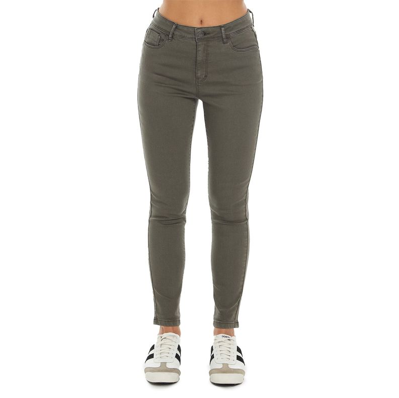Jeans Mujer Emilia Verde Militar Fashion's Park-0