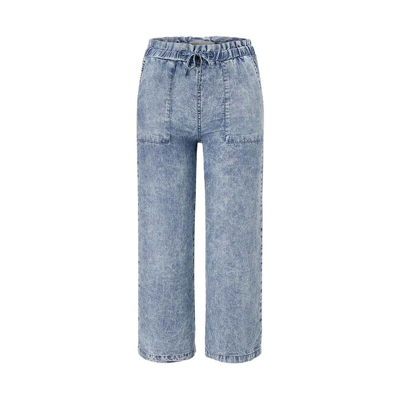 Jeans Niña Wide Leg Azul Fashions Park-0