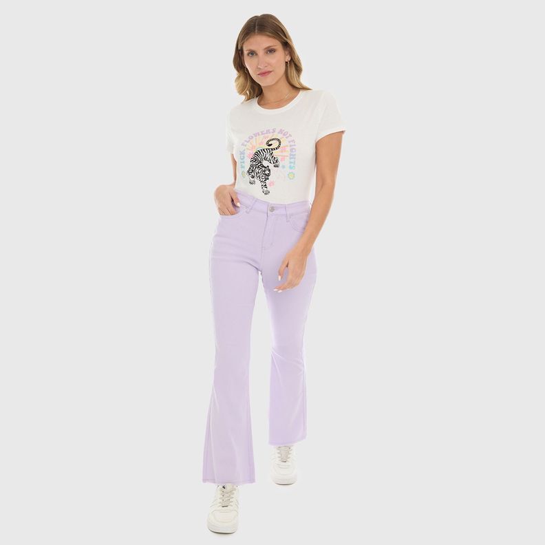 Jeans Mujer Flare Monse Lila Fashion's Park-3