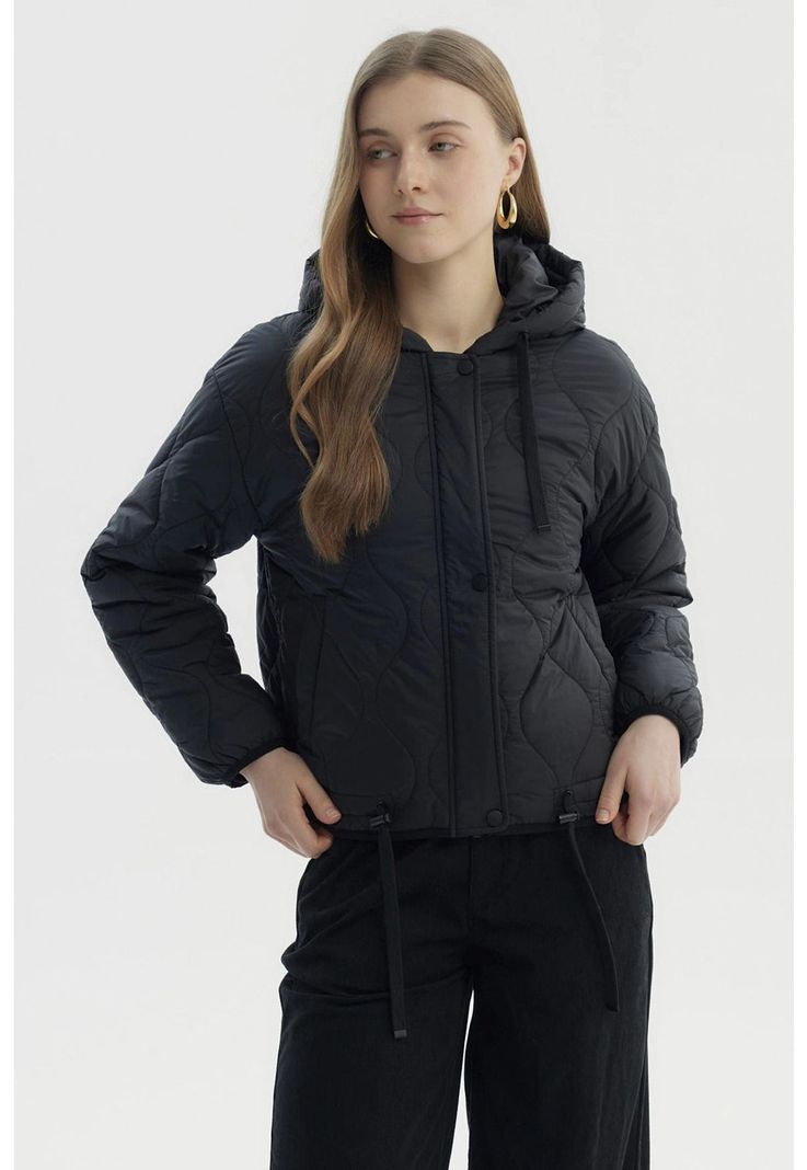Parka Mujer New Negro