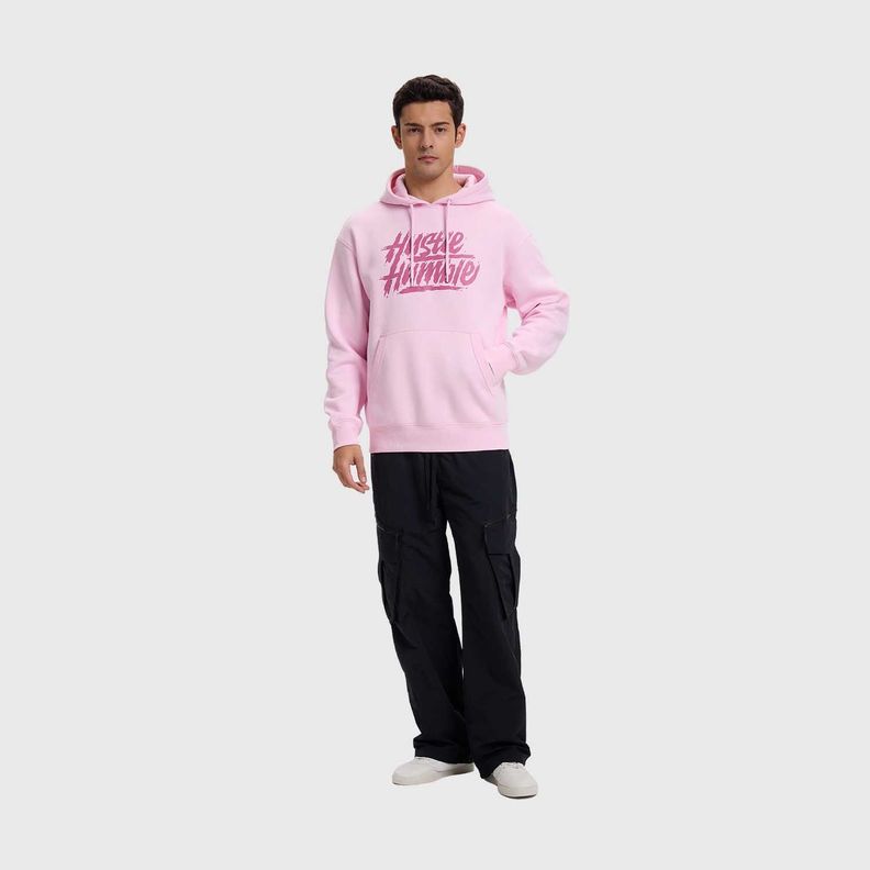 Polerón Hombre Hoodie Print Rosado Claro Fashion's Park-3