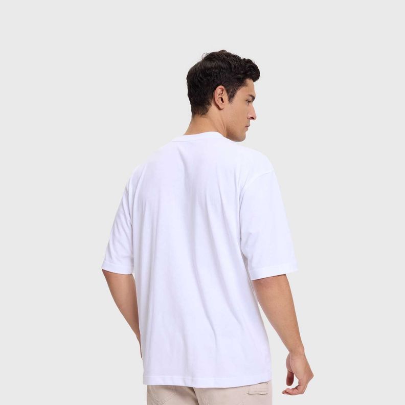 Polera Hombre Estampado Blanco III  Fashion's Park-2