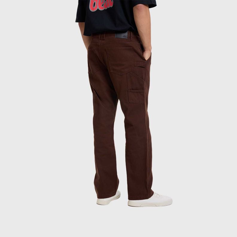 Jeans Hombre Recto Carpintero Arena Oscuro Fashion's Park-2